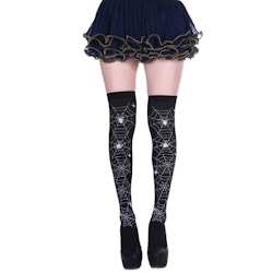 Mysterious Socks with Spider Web Motif Hot Woman Clothes