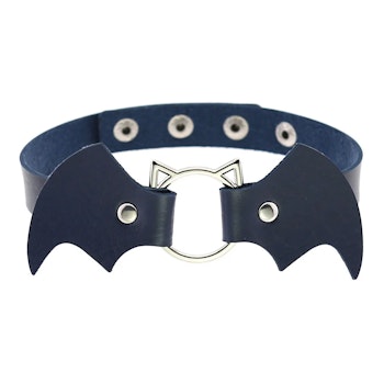 Navy Blue Bat Choker – Cosplay Outfit | Hot Woman Clothes