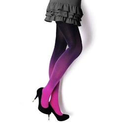 Open Crotch Tights - Purple & Pink | Hot Woman Clothes