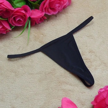 Classic Black Thong from Hot Woman Clothes
