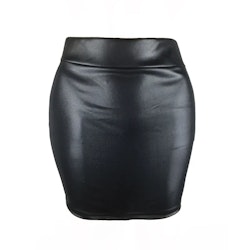 Kjol i PU-läder - Bodycon Stil - Olika färger