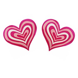 Nipple Covers - Hjärta - Rosa Virvel | Women Clothes