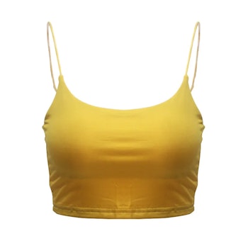 Yellow Bandeau Crop Top – Sexy | Stylish Women's Clothing Online