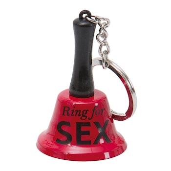 Red Sex Bell "Ring for SEX" with Keychain - Sexy Gift