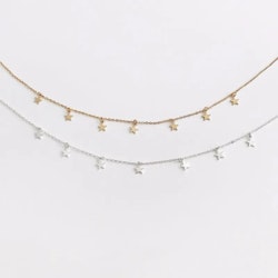 Choker Necklace with Small Stars – Hot Woman Clothes