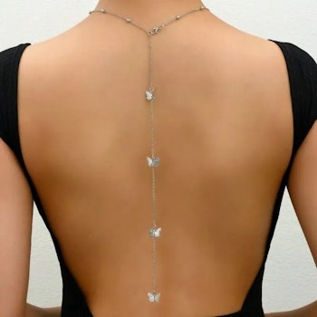 Butterfly Necklace for Neck & Back – Jewelry in Gold & Silver