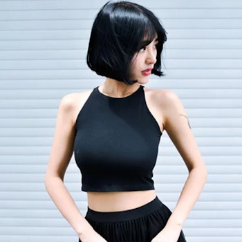 Black Sleeveless Crop Top - Everyday & Workout | Small Size