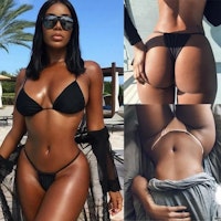 Tanning Bikini Set – Minimal & Sexy with Narrow Straps