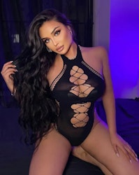 Openwork Mesh Bodysuit – Sexy Black Lingerie