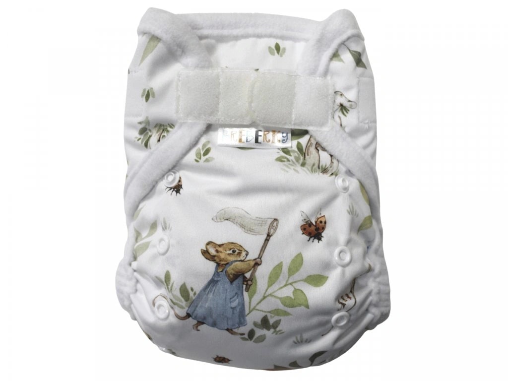 Breberky PUL-skal med dubbla resår - One Size - Kardborre
