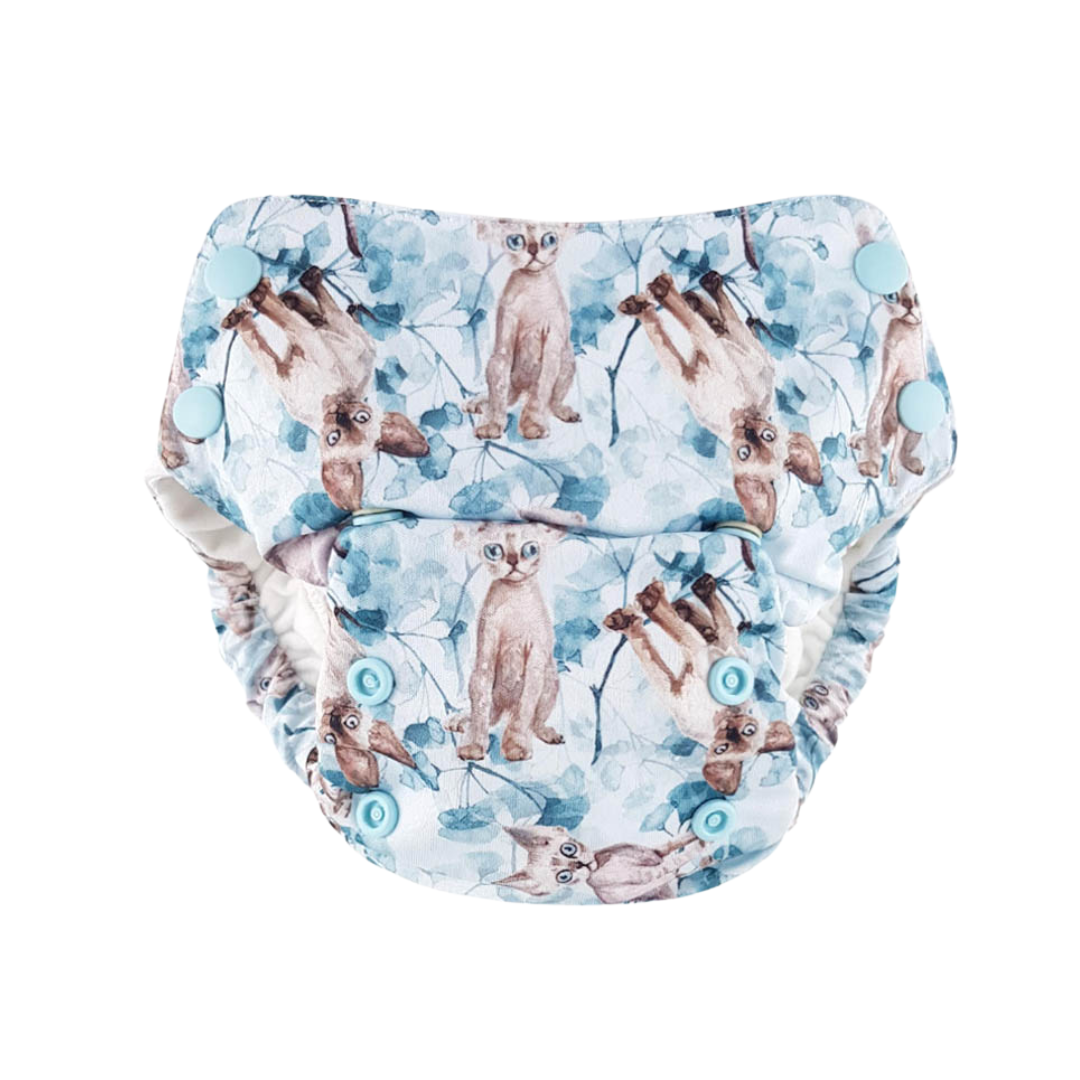 Magabi - Sidoknäppt pocketblöja OS, minky fleece