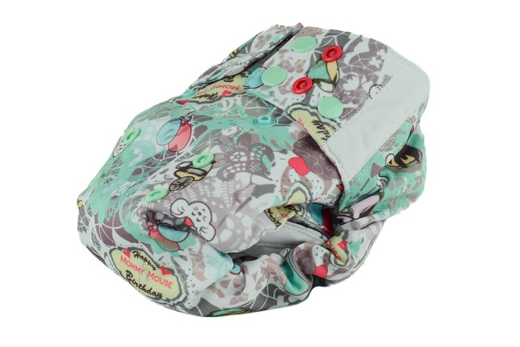 Mommy Mouse Pocket - One Size - Bomull