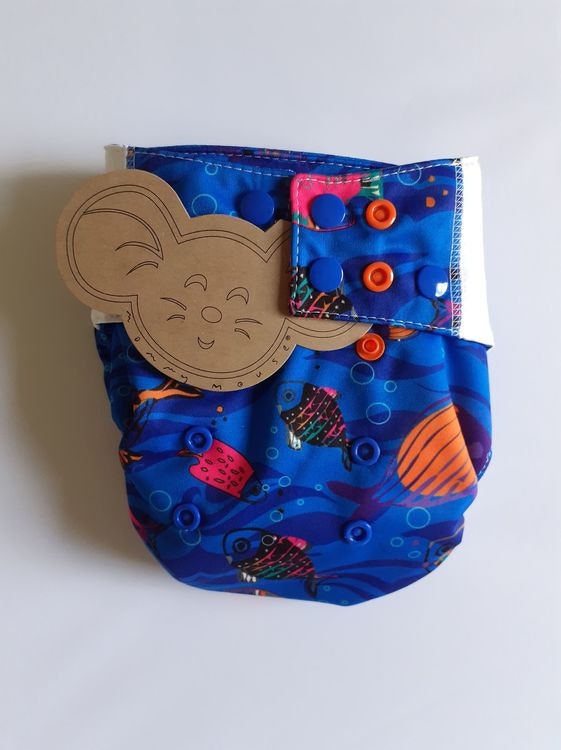 Mommy Mouse Pocket - One Size - Bomull