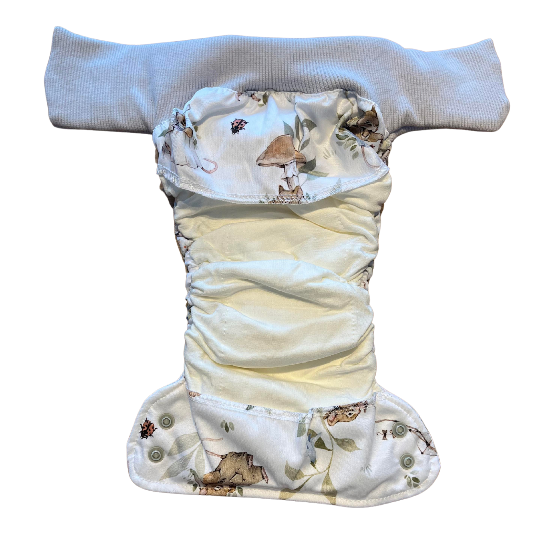 Jooppi - Sidoknäppt pocketblöja, bambujersey