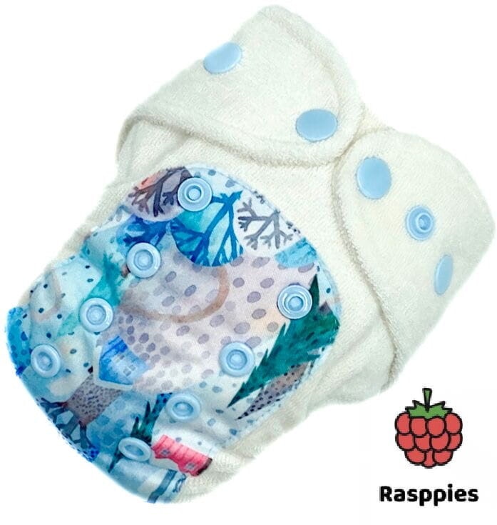 Rasppies - Formsydd blöja Nyfödd/Preemie, - dockblöja