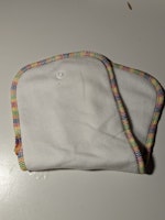 Bells Bumz,mindre bambu inlägg m fleece o knapp, udda
