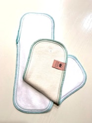Petite Crown Stay Dry Trima bambu/hampa inlägg, Set