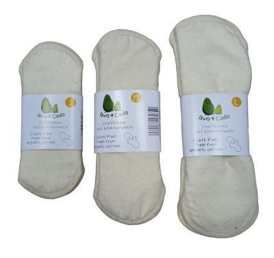 Avo&Cado - Tygbindor M m Pul, 3 pack, ekologisk bomull