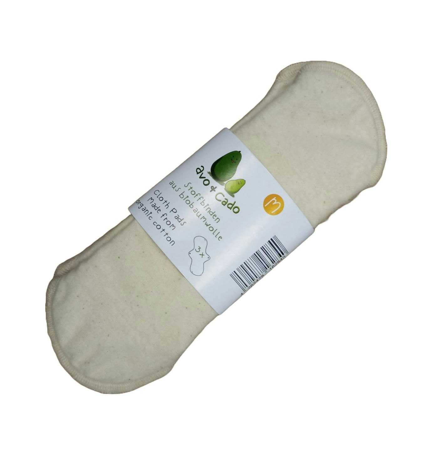 Avo&Cado - Tygbindor M m Pul, 3 pack, ekologisk bomull