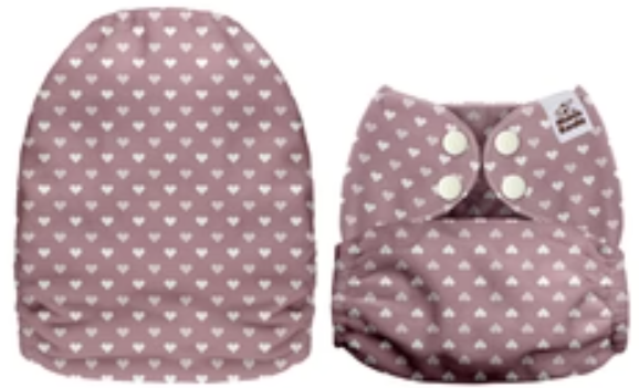Mama Koala - Pocket 1.0 m velour utsida - minkyfleece