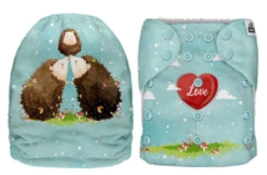 Mama Koala - Pocket 1.0 m velour utsida - minkyfleece