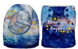 Mama Koala - Pocket 1.0 m velour utsida - minkyfleece