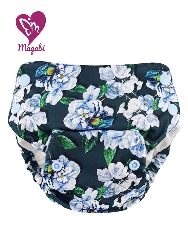 Magabi - Sidoknäppt pocketblöja OS, bomull