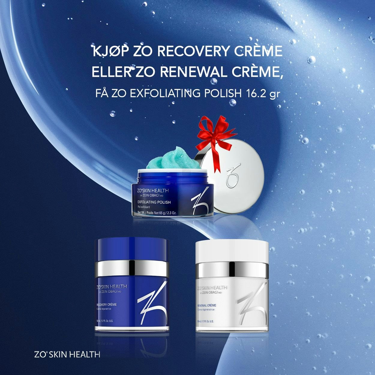 Kjøp ZO Renewal creme, FÅ exfoliating polish travel size