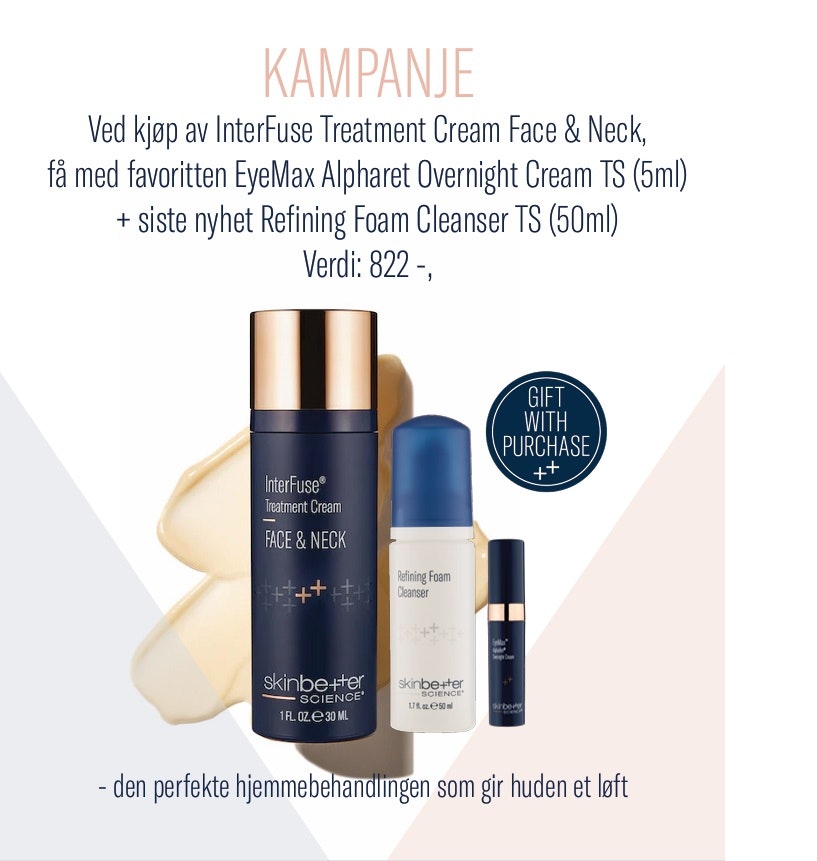 Augustkampanje - Face & Neck, FÅ med Refining foam cleanser 50ml og EyeMax cream 5ml