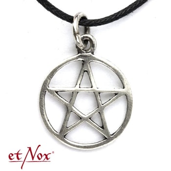 Litet pentagram silver