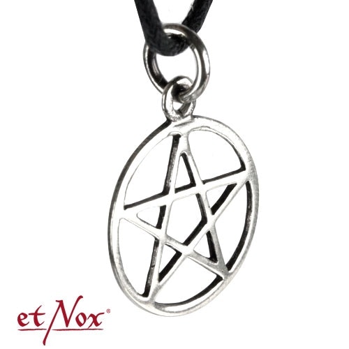 Litet pentagram silver