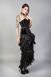 Elvira kjol svart taft