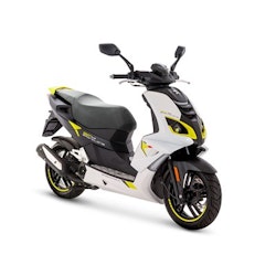 Kopia Peugeot Speedfight Sportline 4-takt White/Caribbean Yellow