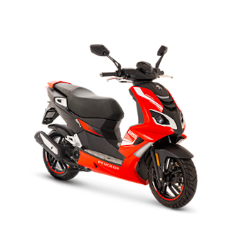 Peugeot Speedfight 4-takt Flat 6 Röd