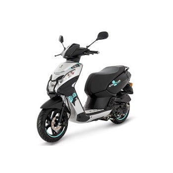 Peugeot Kisbee Streetline 4-takt Satin Flash Silver