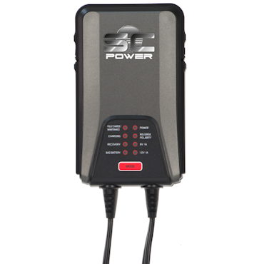 SC Power charger 6/12V 1A - 9 phases
