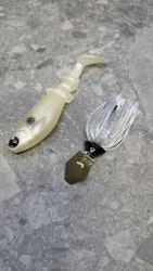 Bladed Gädd Jig - White Headlight