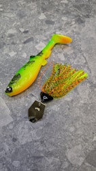 Bladed Gädd Jig - Tiger of UV Fire