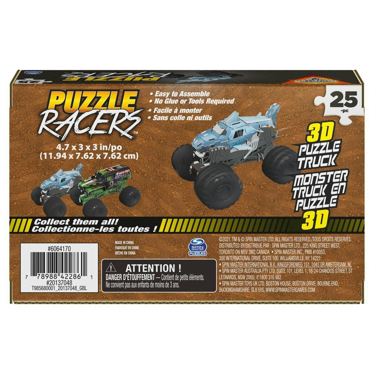 Monster Jam 3D Puzzle Racers Megalodon