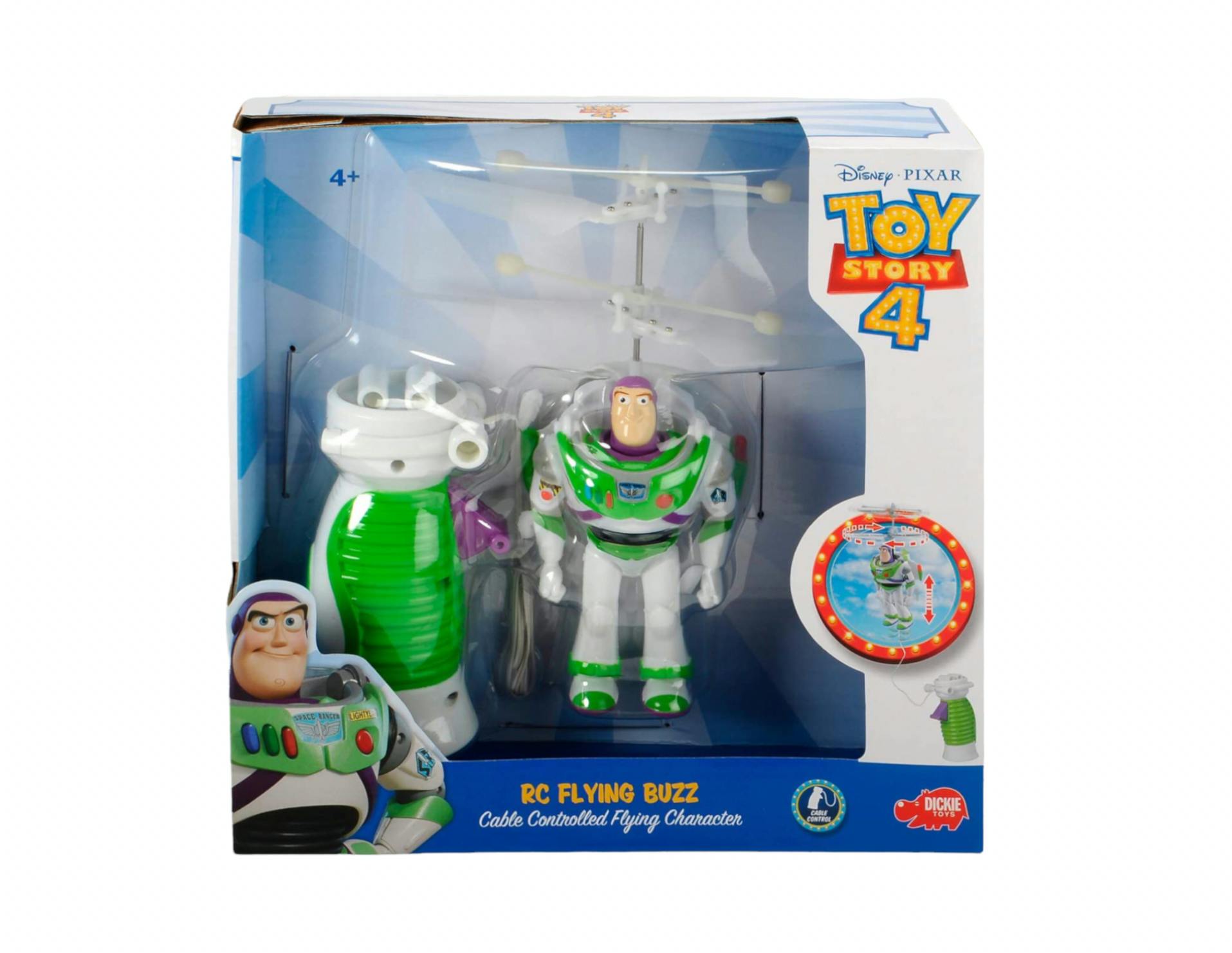 Disney Toy Story 4, Flygande Buzz Lightyear med Fjärrkontroll