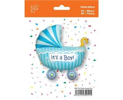 Baby Shower Folieballong Barnvagn (It’s a Boy)
