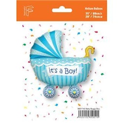 Baby Shower Folieballong Barnvagn (It’s a Boy)