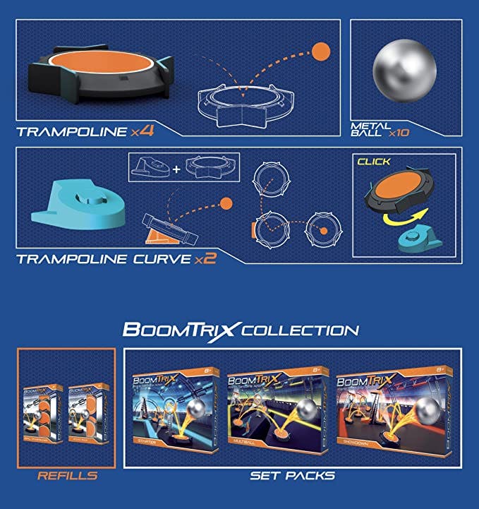 BoomTrix Trampolin Challenge Studsmattor