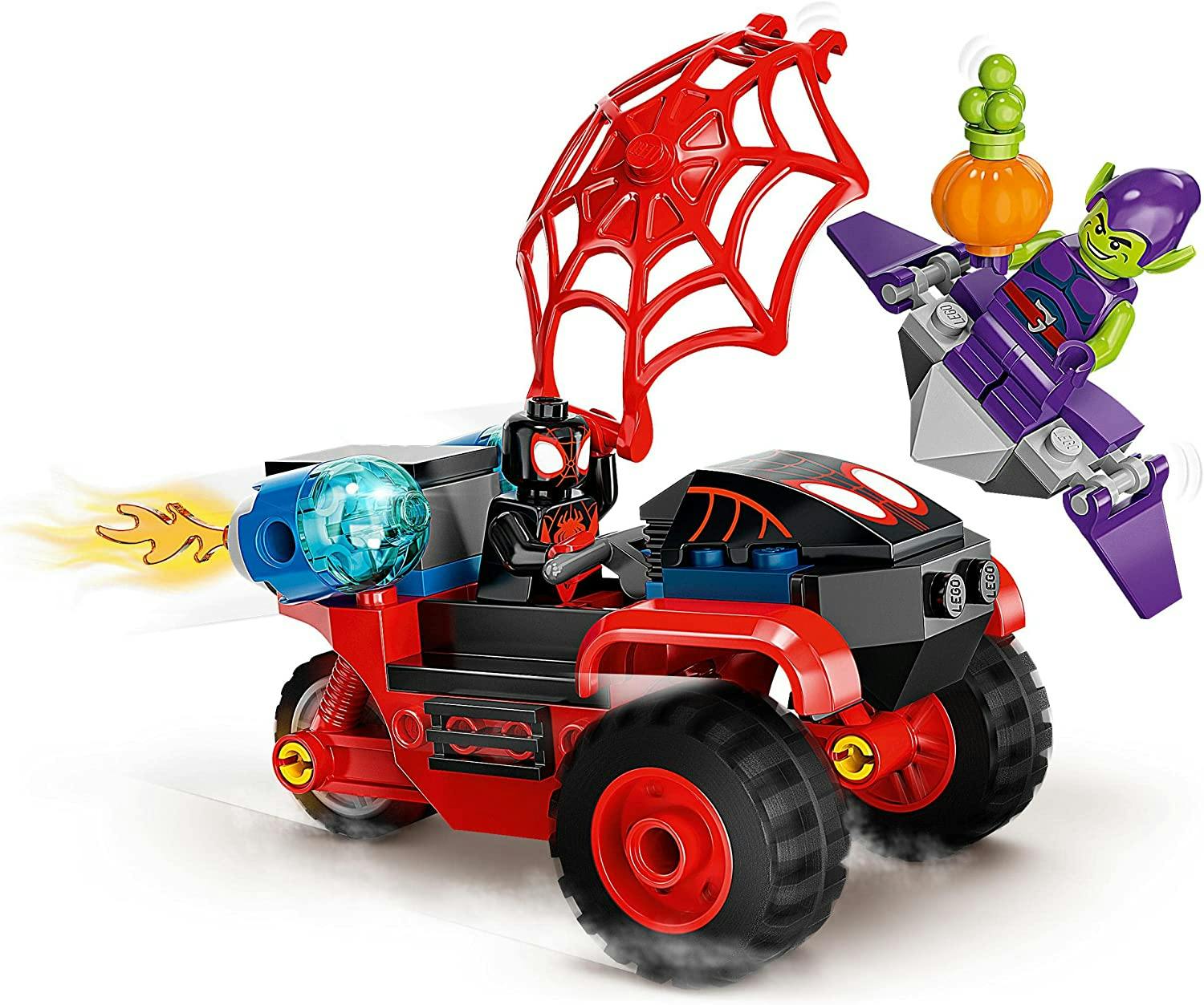 LEGO  Marvel Miles Morales: Spider-Mans Techno-Trehjuling,10781