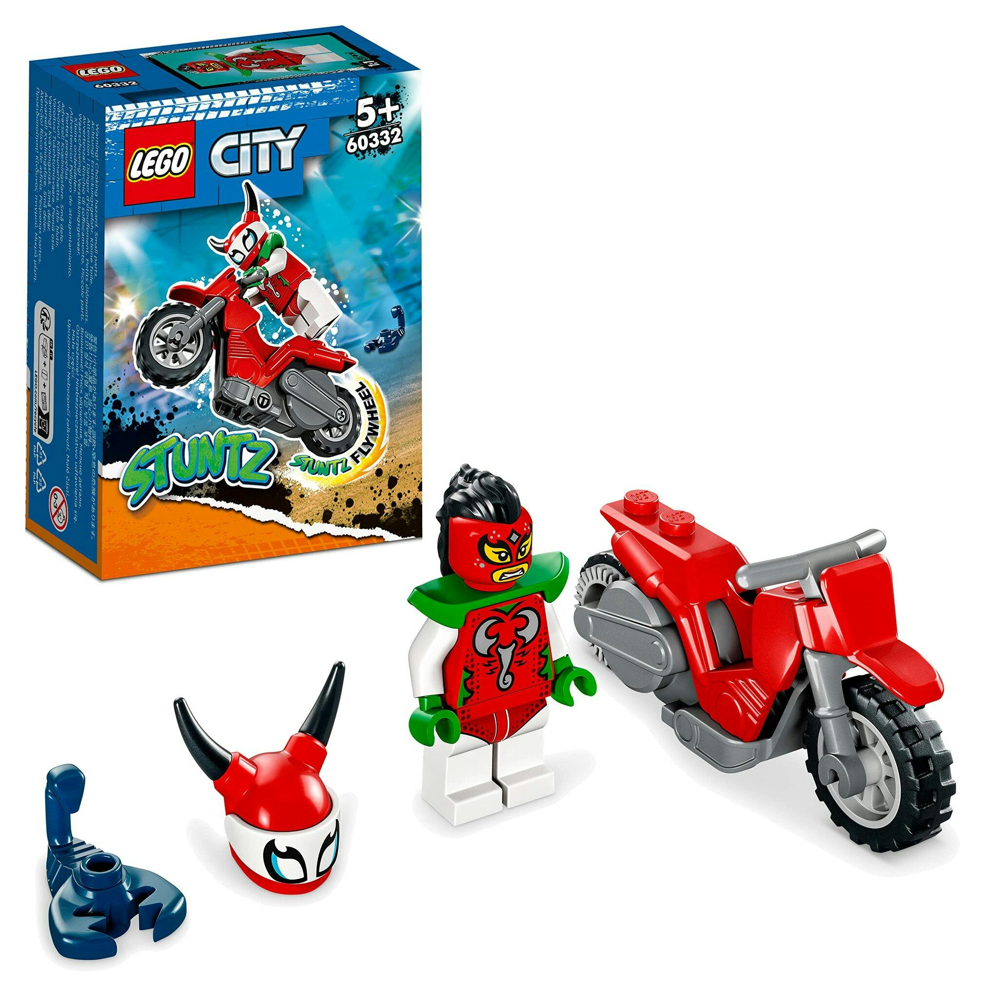 LEGO City Stuntz Våghalsig skorpionstuntcykel, 60332