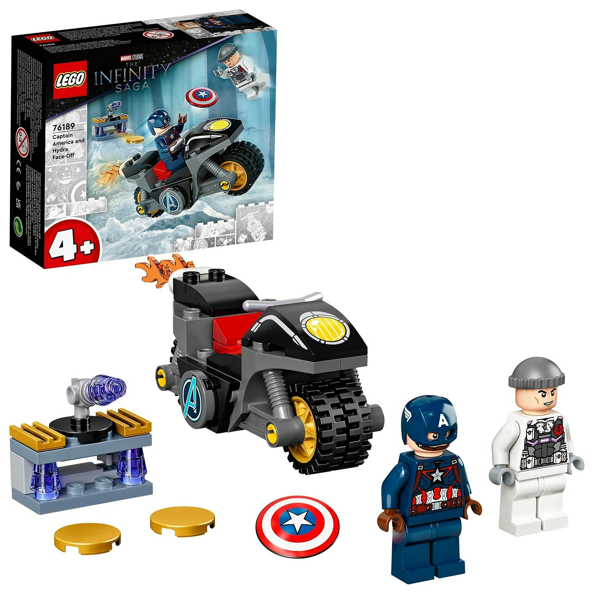 LEGO Marvel Captain America mot Hydra 76189  (49 delar)
