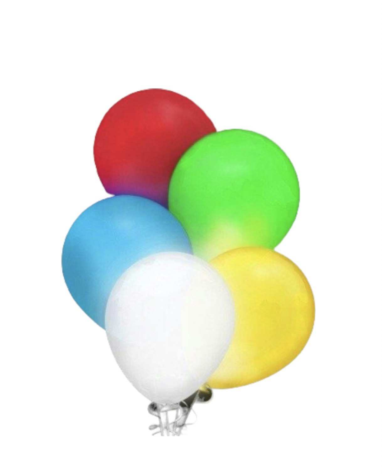 Lyssande LED-Ballonger 5-pack Flerfärgad