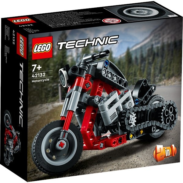 LEGO Technic Motorcykel till Äventyrscykel, 2-i-1, 42132(163delar)