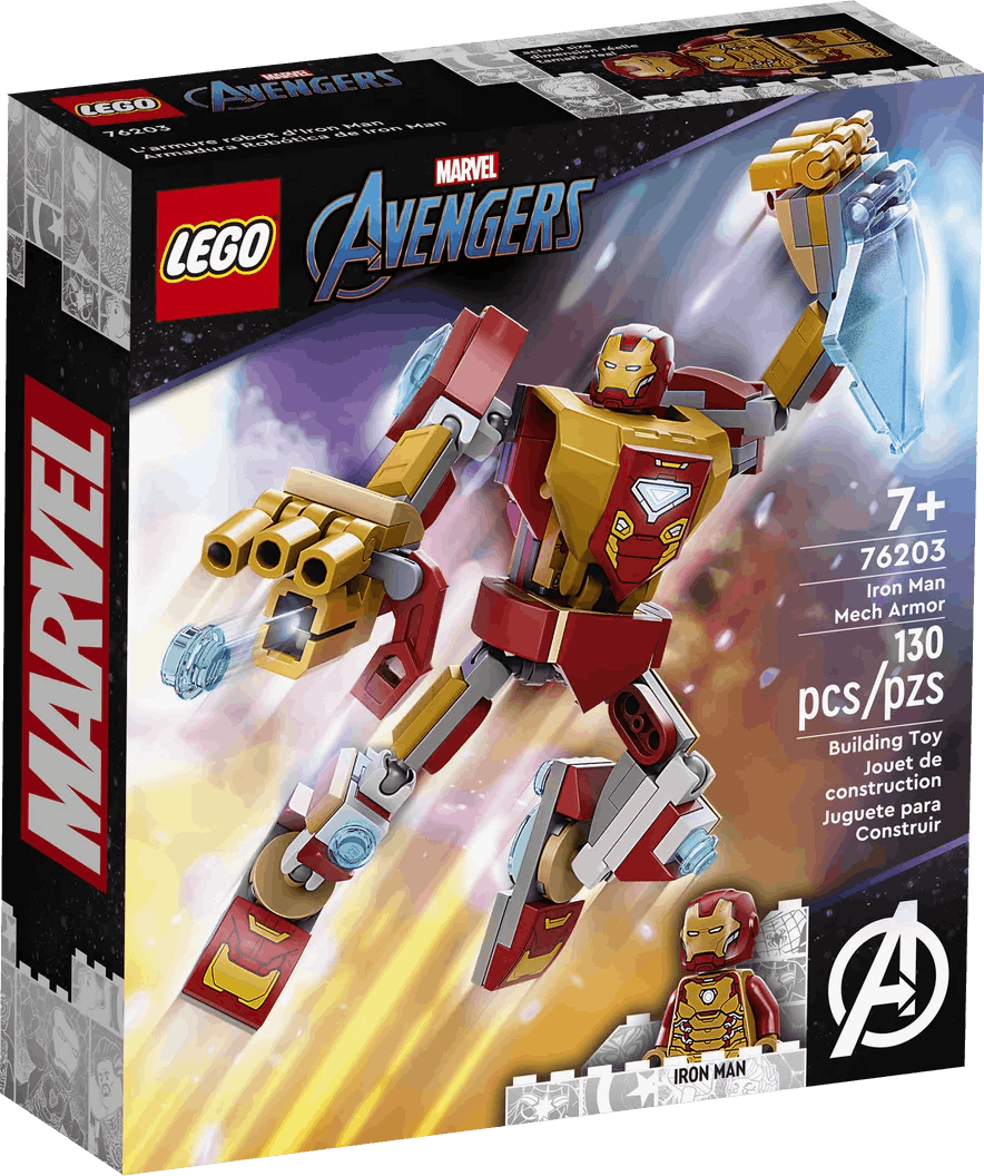 LEGO Marvel Iron Man Robotutrustning, 76203