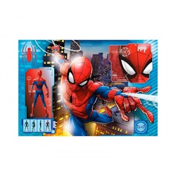 Marvel Spiderman Supercolor Pussel, 104 st